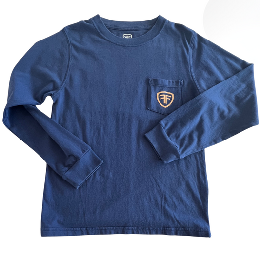 Long-Sleeve F&F Navy Mallard Tee