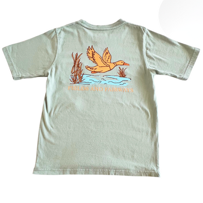 Short-Sleeve F&F Olive Mallard T-Shirt
